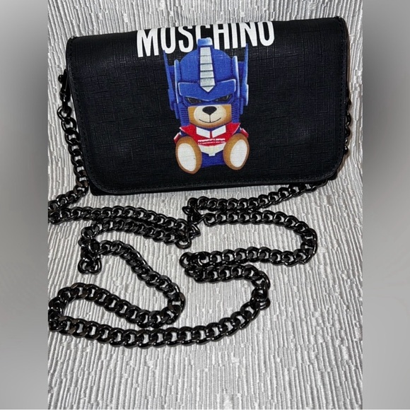 Moschino Transformer Teddy Crossbody Wallet - Picture 3 of 10